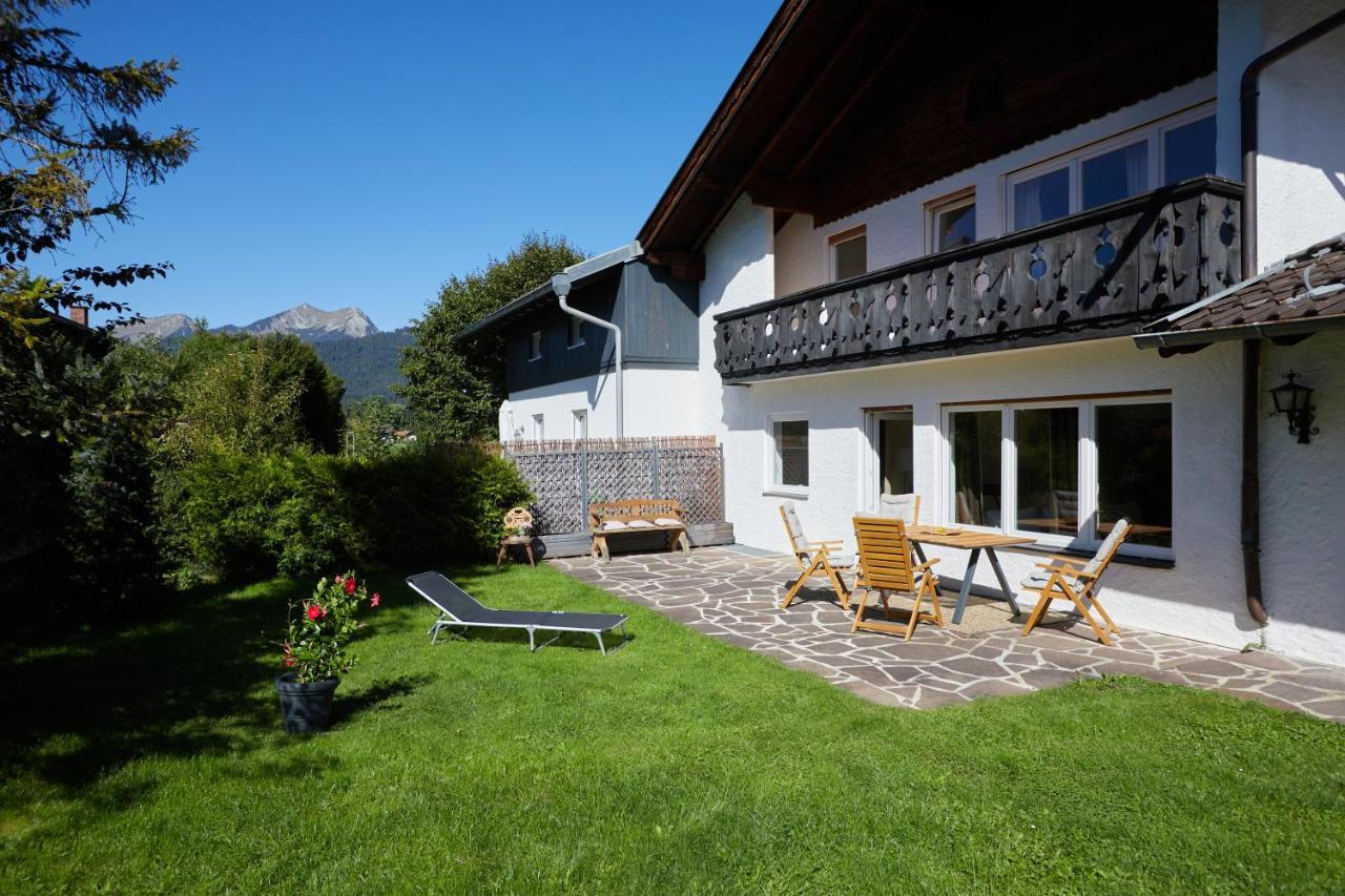Ferienwohnung Zum Hirschgarten Krün Extérieur photo
